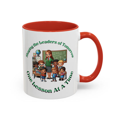 Shaping the Leaders of Tomorrow Accent Coffee Mug (11, 15oz)