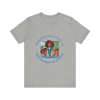 Shaping the Leaders of Tomorrow Unisex Jersey Short Sleeve Tee