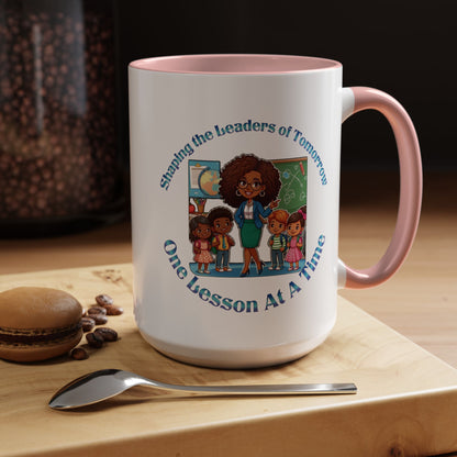 Shaping the Leaders of Tomorrow Accent Coffee Mug (11, 15oz)