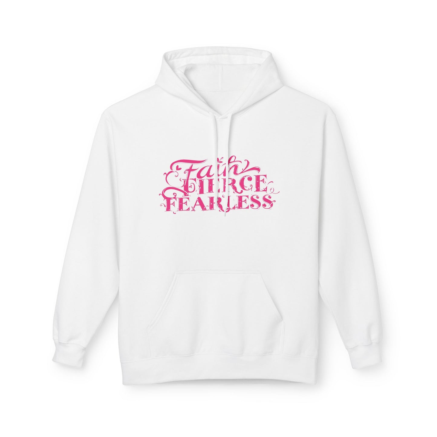 MVC Goes Pink: Faith, Fierce, Fearless Fleece Hoodie