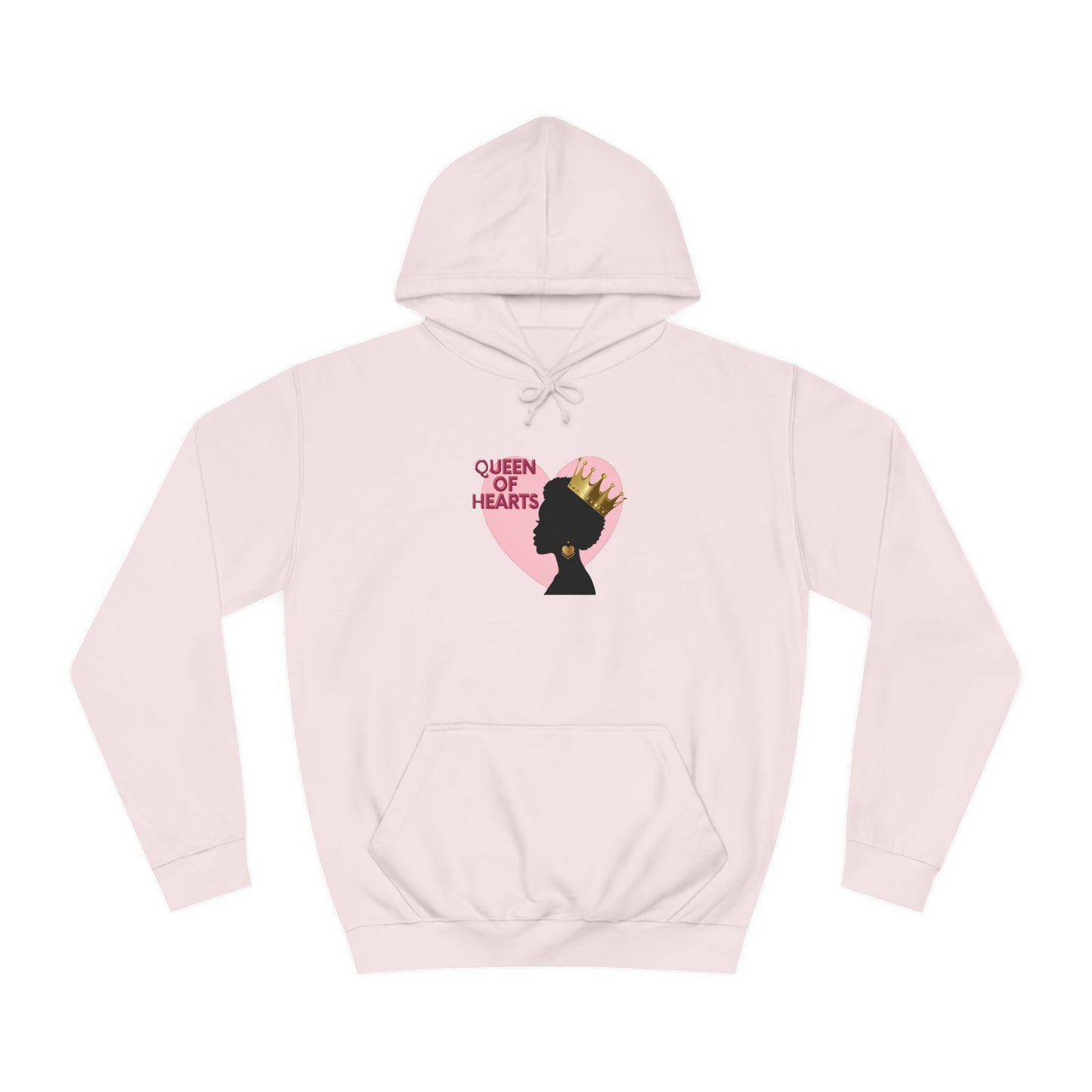 Queen of Hearts Unisex College Hoodie