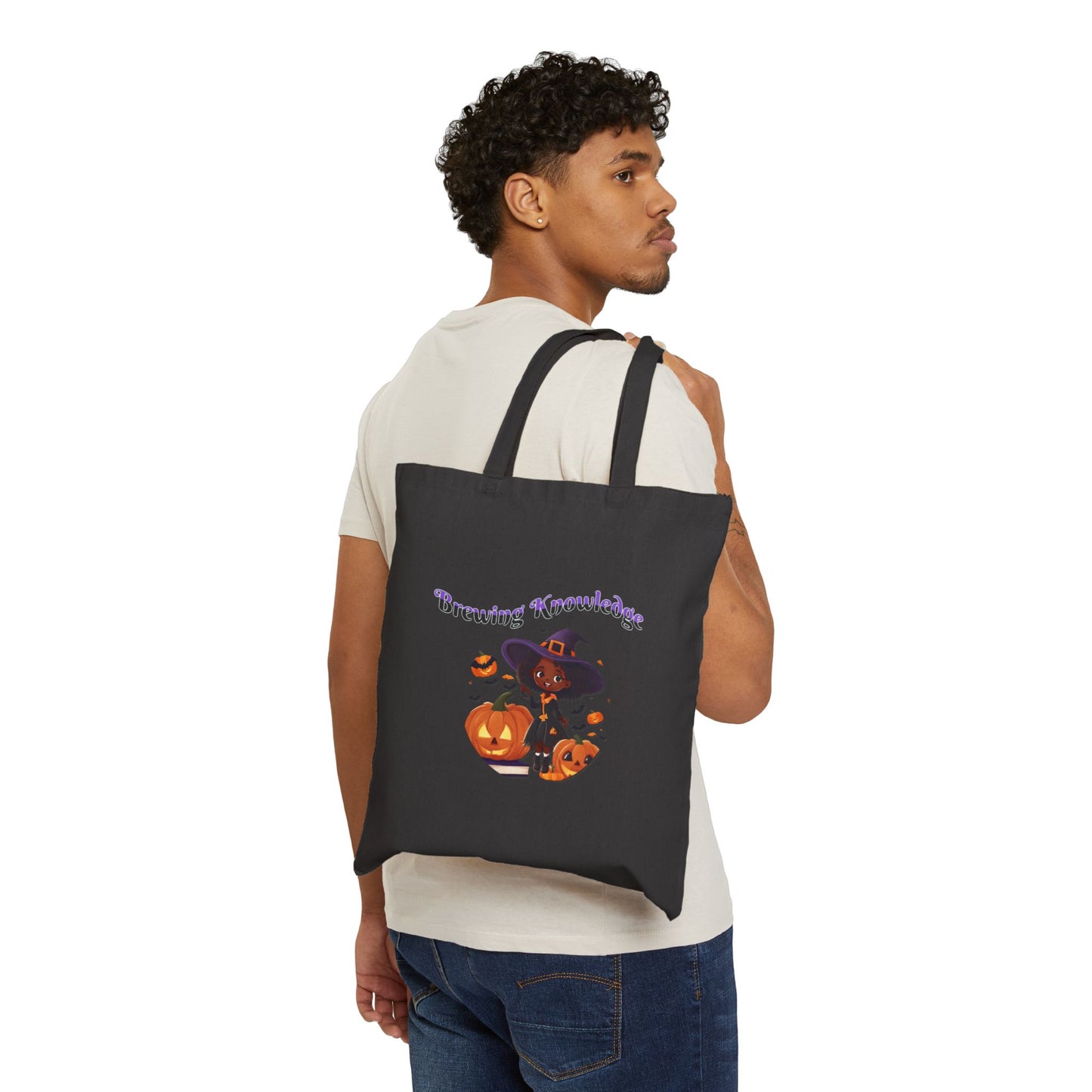 Brewing Knowledge Cotton Canvas Tote Bag