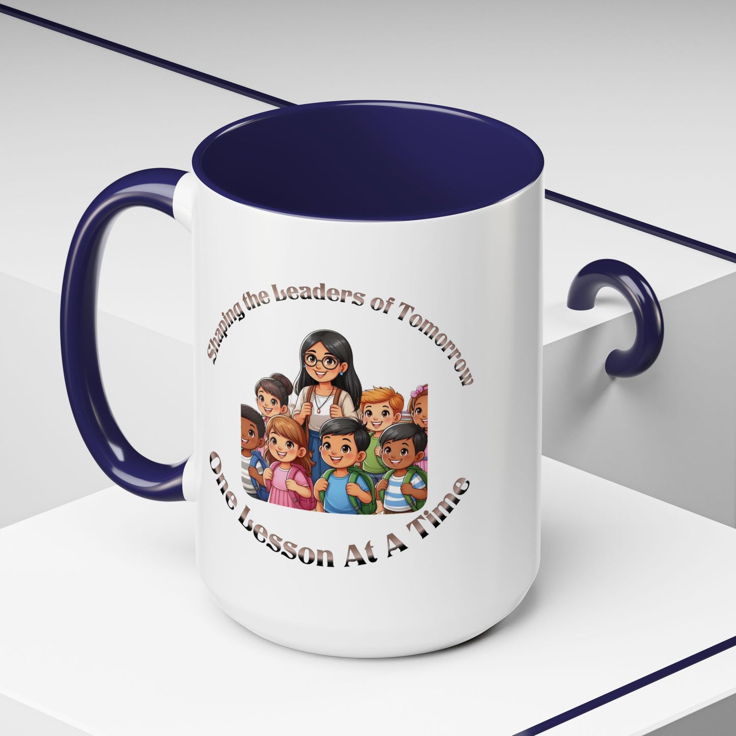 Shaping the Leaders of Tomorrow Accent Coffee Mug (11, 15oz)