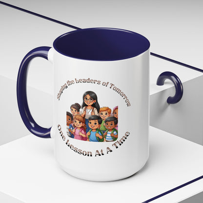 Shaping the Leaders of Tomorrow Accent Coffee Mug (11, 15oz)