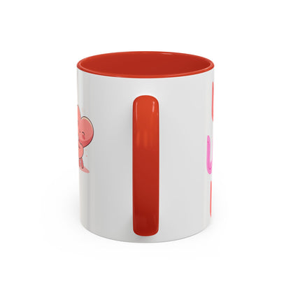 Love Learn Lead Valentine’s Accent Coffee Mug (11oz, 15oz)