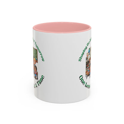 Shaping the Leaders of Tomorrow Accent Coffee Mug (11, 15oz)