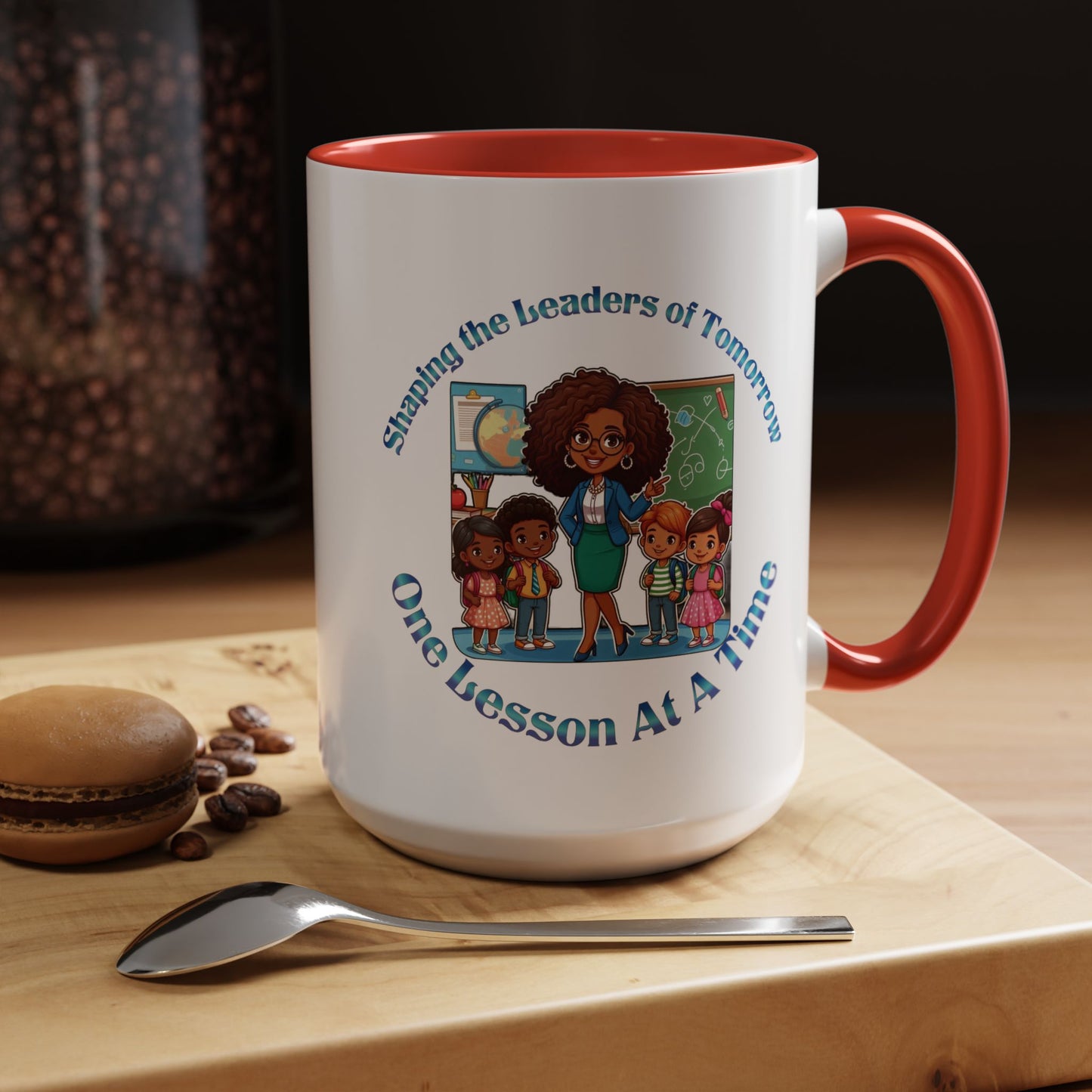 Shaping the Leaders of Tomorrow Accent Coffee Mug (11, 15oz)