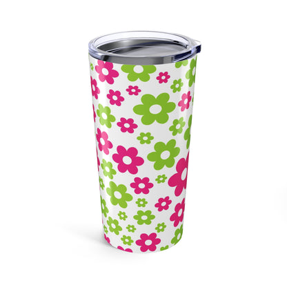 20oz Tumbler Floral Pattern