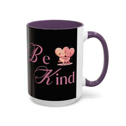 Be Kind Valentine’s Accent Coffee Mug (11oz, 15oz)