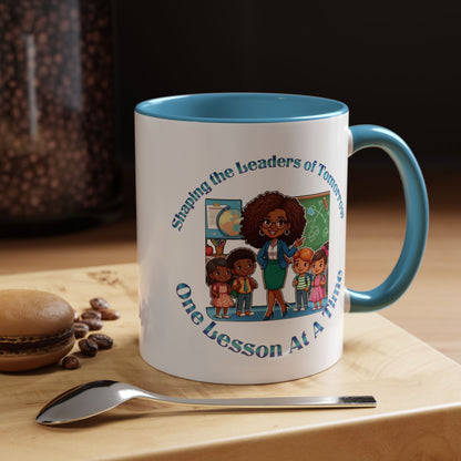 Shaping the Leaders of Tomorrow Accent Coffee Mug (11, 15oz)