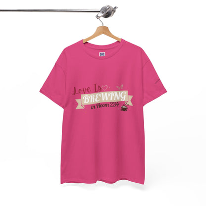 [NEW] Love is Brewing in Room ... Customizable Tee