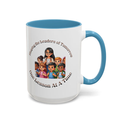 Shaping the Leaders of Tomorrow Accent Coffee Mug (11, 15oz)