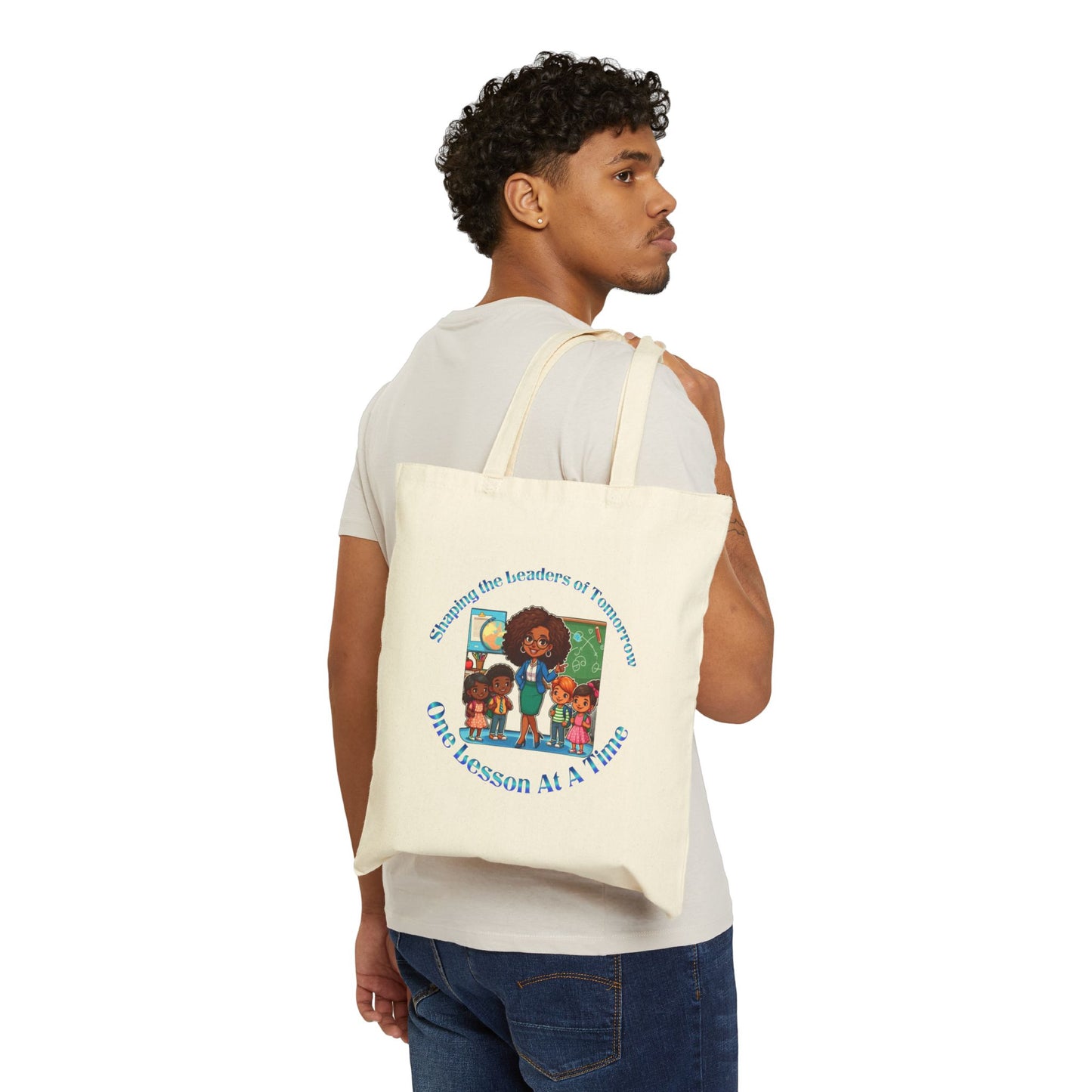 Shaping the Leaders of Tomorrow Cotton Canvas Tote Bag