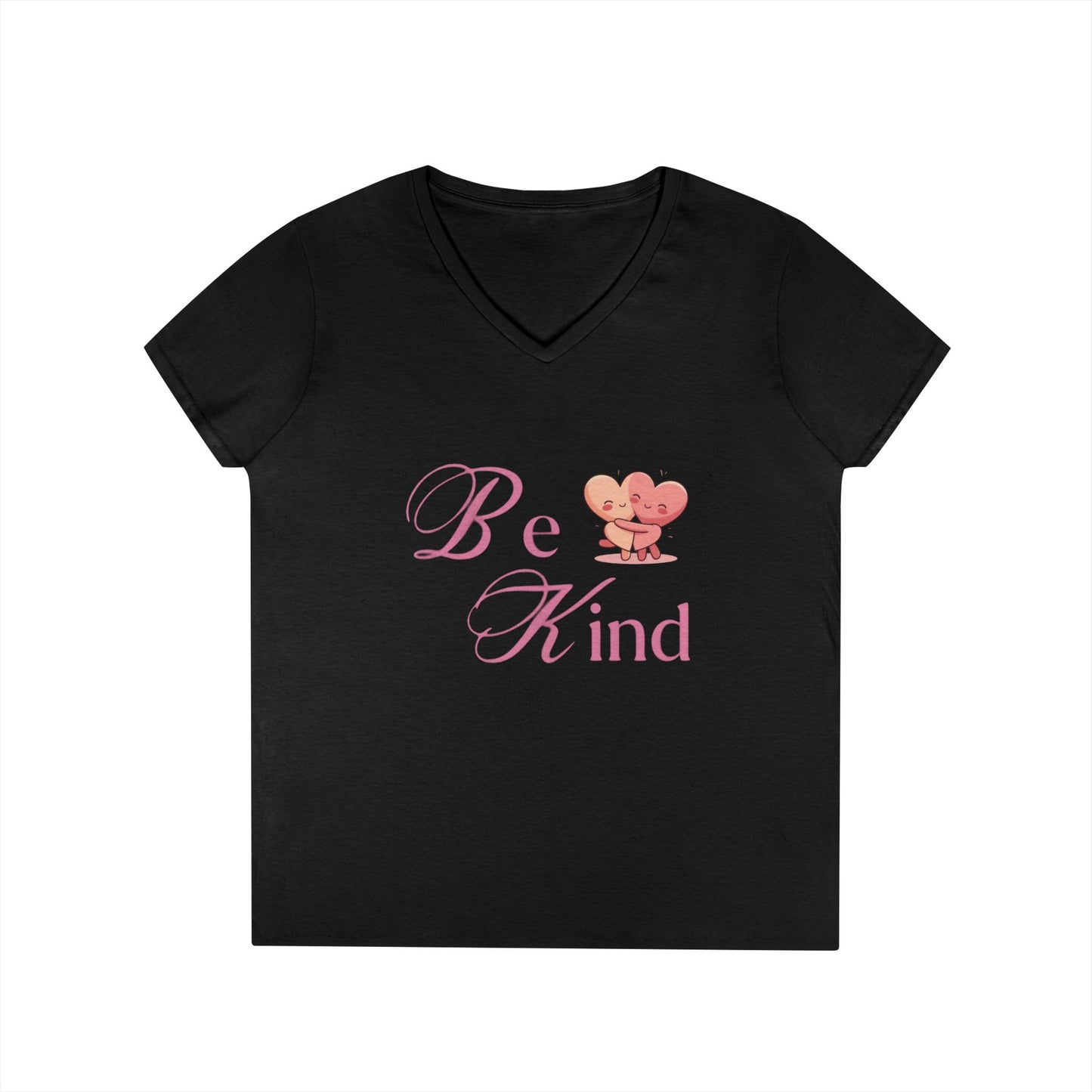 Be Kind Valentine's Ladies' V-Neck T-Shirt