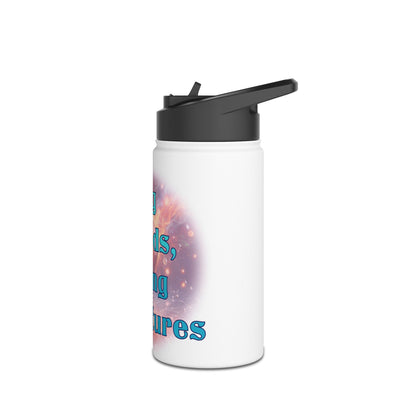 Igniting Minds Stainless Steel Water Bottle, Standard Lid