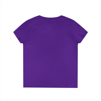 Riding Solo Valentine Ladies V-Neck Tee