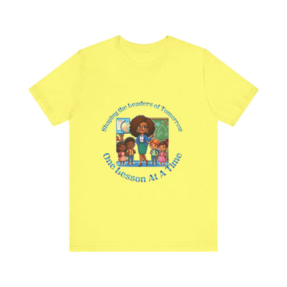 Shaping the Leaders of Tomorrow Unisex Jersey Short Sleeve Tee