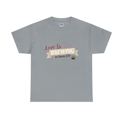 [NEW] Love is Brewing in Room ... Customizable Tee