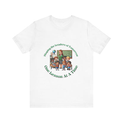 Shaping the Leaders of Tomorrow Unisex Jersey Short Sleeve Tee