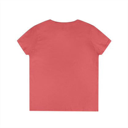 Riding Solo Valentine Ladies V-Neck Tee