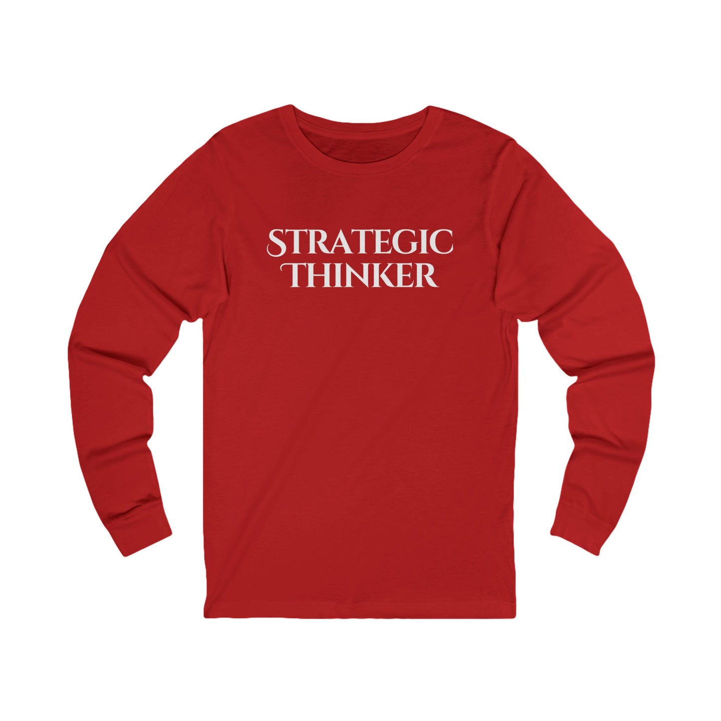 Strategic Thinker Unisex Jersey Long Sleeve Tee