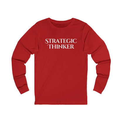 Strategic Thinker Unisex Jersey Long Sleeve Tee