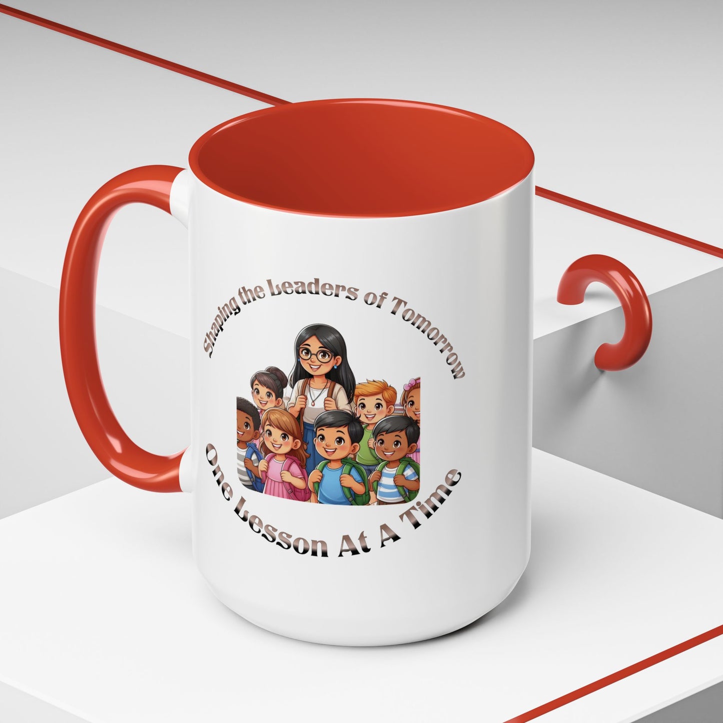 Shaping the Leaders of Tomorrow Accent Coffee Mug (11, 15oz)