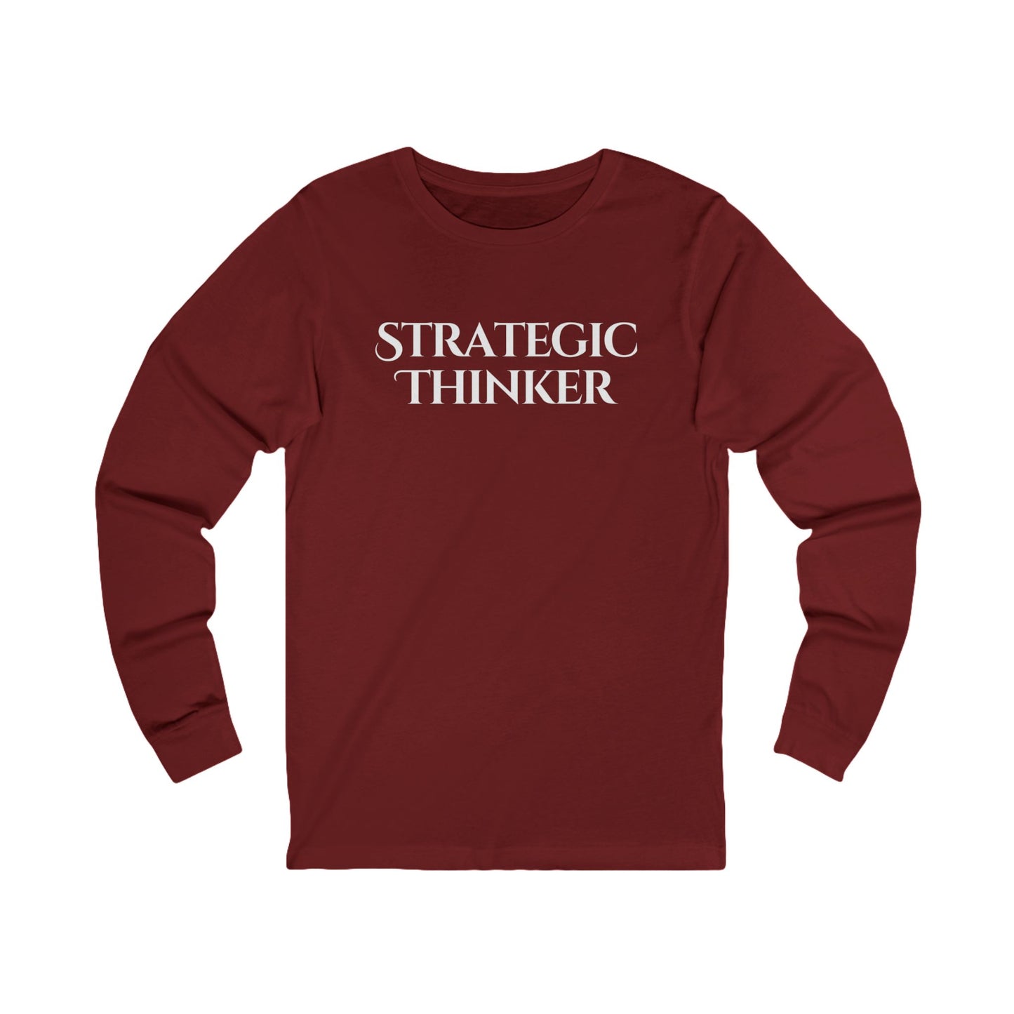 Strategic Thinker Unisex Jersey Long Sleeve Tee