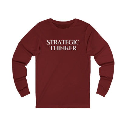 Strategic Thinker Unisex Jersey Long Sleeve Tee