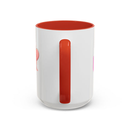 Love Learn Lead Valentine’s Accent Coffee Mug (11oz, 15oz)