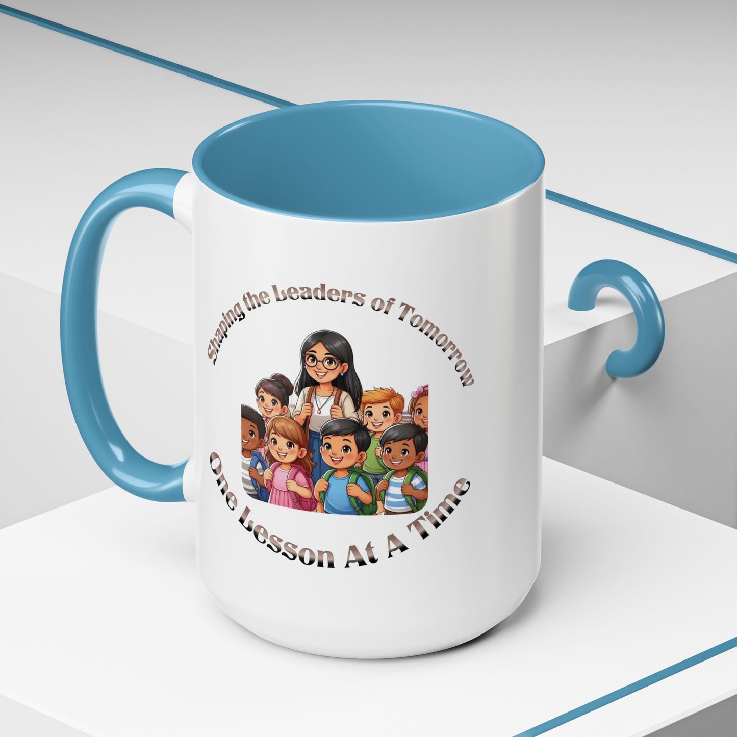Shaping the Leaders of Tomorrow Accent Coffee Mug (11, 15oz)