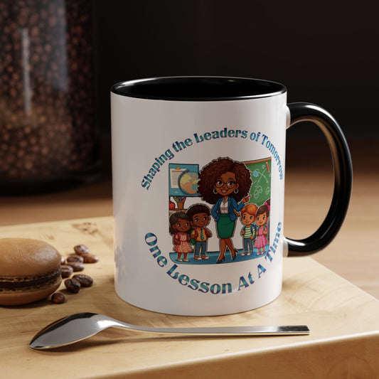 Shaping the Leaders of Tomorrow Accent Coffee Mug (11, 15oz)