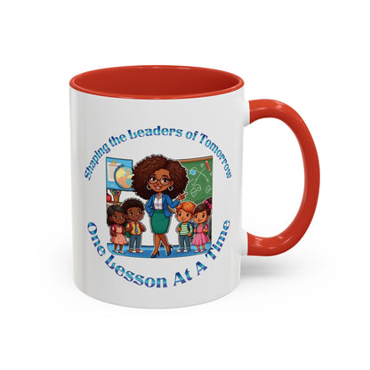 Shaping the Leaders of Tomorrow Accent Coffee Mug (11, 15oz)