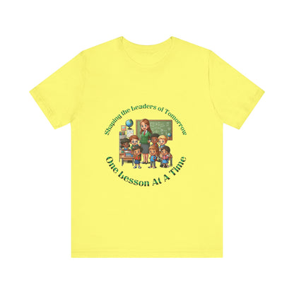 Shaping the Leaders of Tomorrow Unisex Jersey Short Sleeve Tee