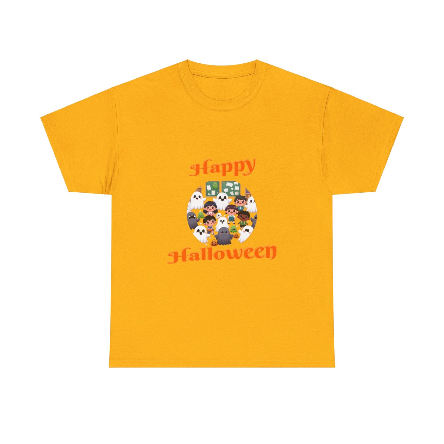 Happy Halloween Unisex Heavy Cotton Tee