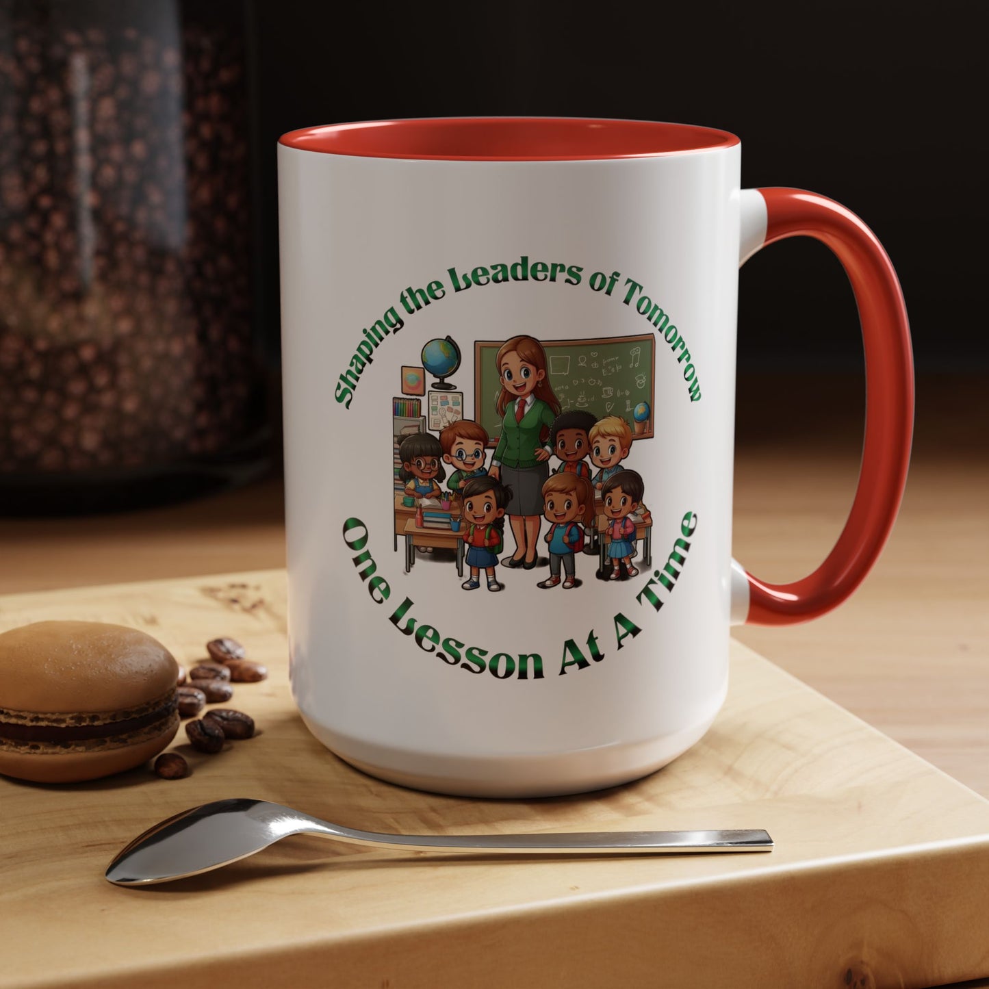 Shaping the Leaders of Tomorrow Accent Coffee Mug (11, 15oz)