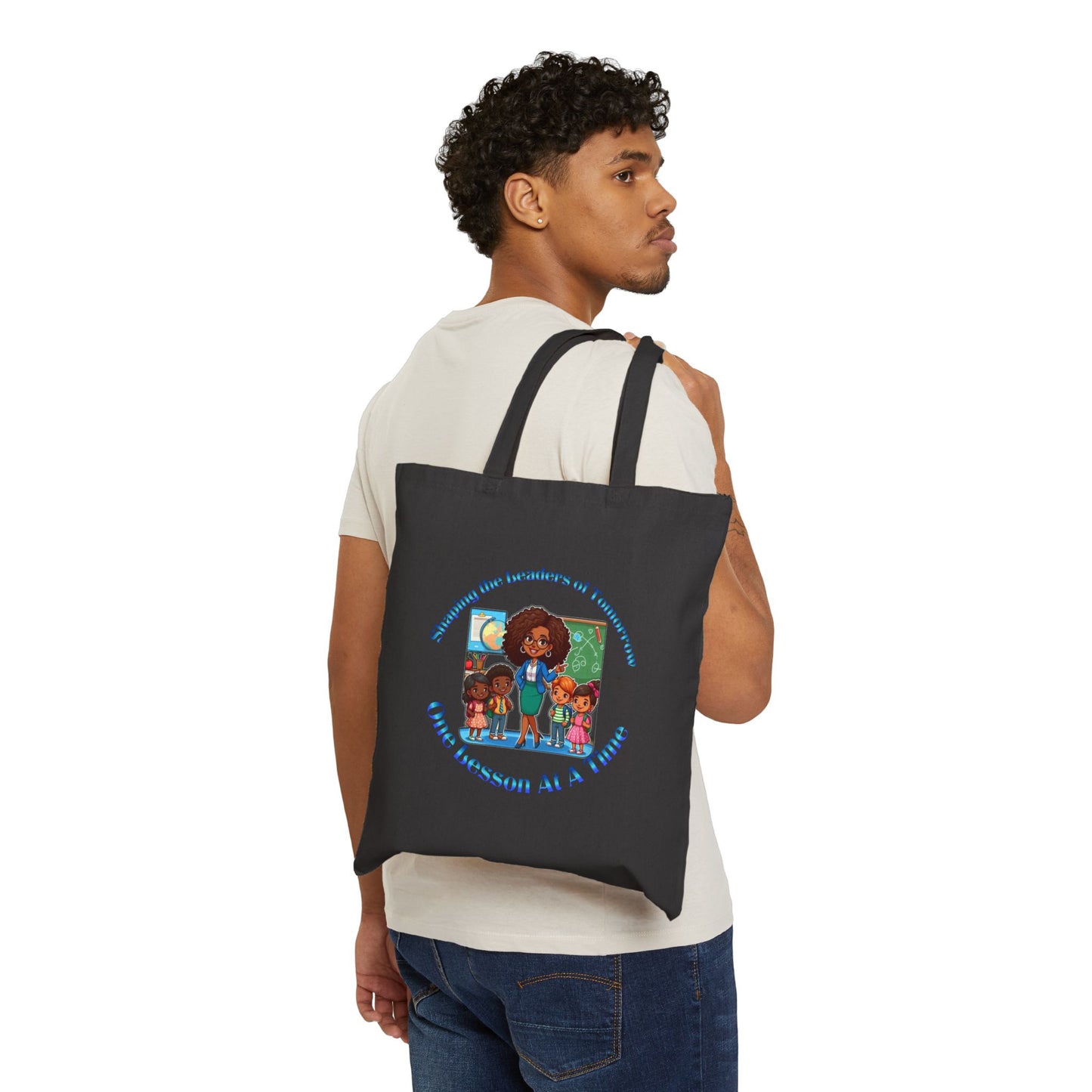 Shaping the Leaders of Tomorrow Cotton Canvas Tote Bag