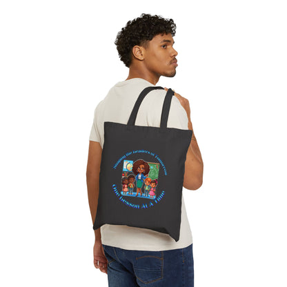 Shaping the Leaders of Tomorrow Cotton Canvas Tote Bag