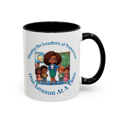 Shaping the Leaders of Tomorrow Accent Coffee Mug (11, 15oz)