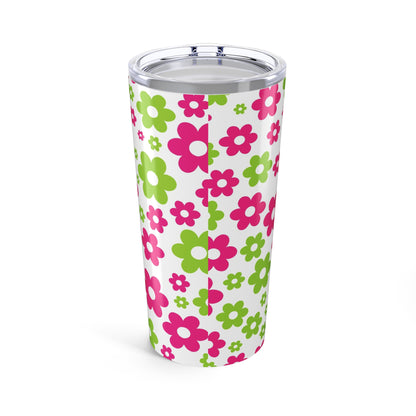 20oz Tumbler Floral Pattern