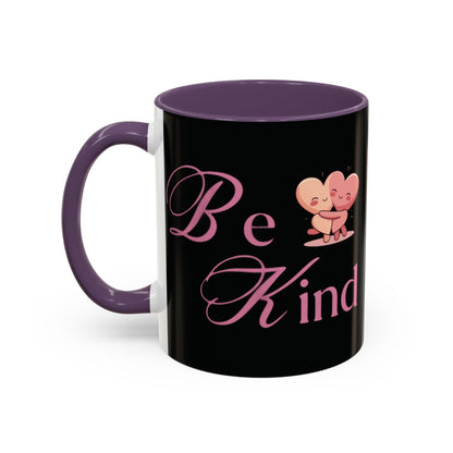 Be Kind Valentine’s Accent Coffee Mug (11oz, 15oz)