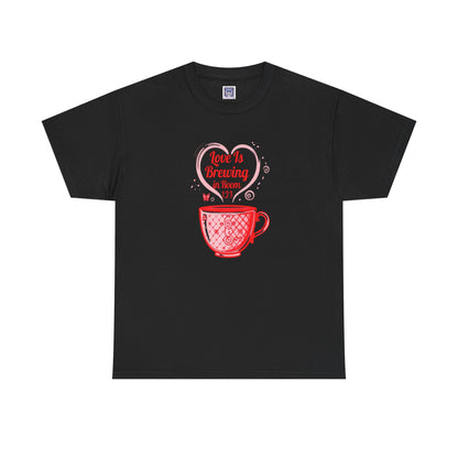 [NEW] Love Is Brewing in Room ... Customizable Tee