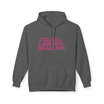 MVC Goes Pink: Faith, Fierce, Fearless Fleece Hoodie
