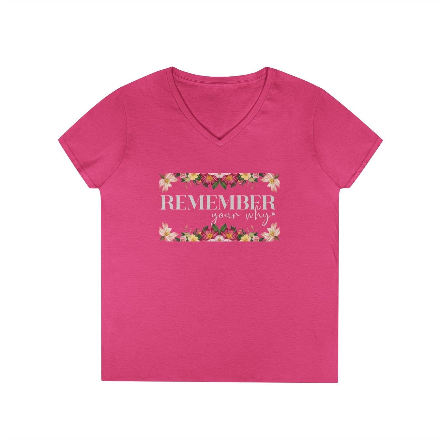 Remember Your Why V-Neck T-Shirt