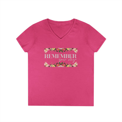 Remember Your Why V-Neck T-Shirt