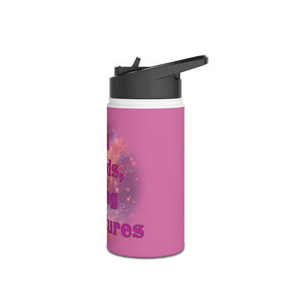 Igniting Minds Stainless Steel Water Bottle, Standard Lid
