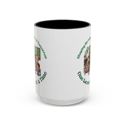 Shaping the Leaders of Tomorrow Accent Coffee Mug (11, 15oz)
