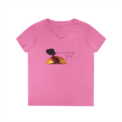 Beautiful Soul Ladies' V-Neck T-Shirt
