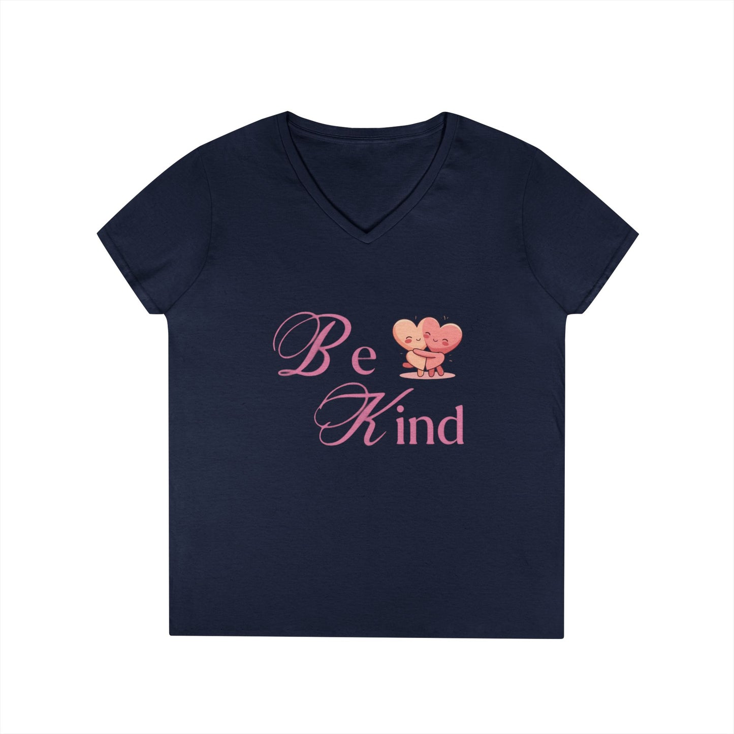 Be Kind Valentine's Ladies' V-Neck T-Shirt