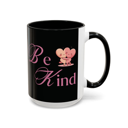 Be Kind Valentine’s Accent Coffee Mug (11oz, 15oz)